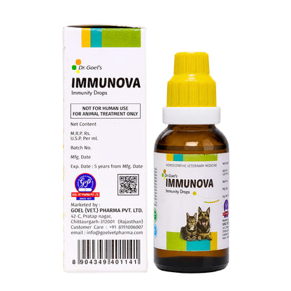 IMMUNOVA for INCREASING IMMUNITY in PETS