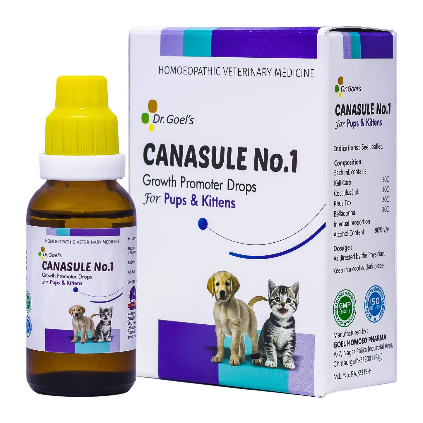 CANASULE No.1 for PUPS and KITTENS 30ml For Boosting Immunity