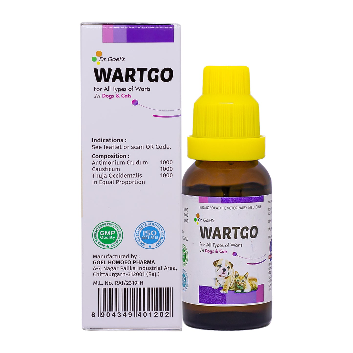 WARTGO DROPS for PETS | For Removal of Warts