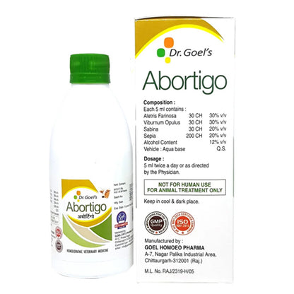 ABORTIGO for COW and BUFFALO – 200 ml For Prevention of Abortion