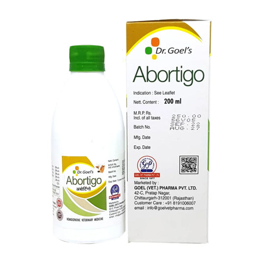 ABORTIGO for COW and BUFFALO – 200 ml For Prevention of Abortion