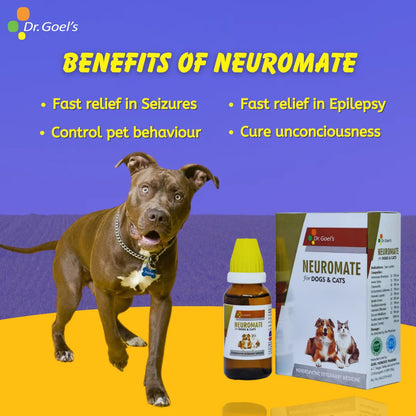 NEUROMATE for PET 30ml For Epilepsy or seizure disorder