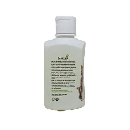 Aloevera Pet Shampoo for gentle care of hair and body coat