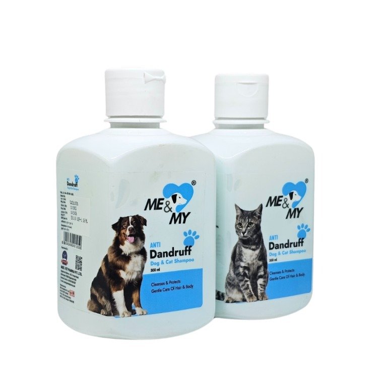 Me and MY Anti Dandruff Pet Shampoo helps to get rid of dandruff and dermatitis