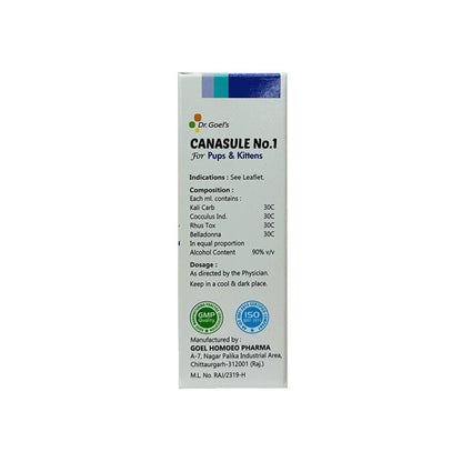 CANASULE No.1 for PUPS and KITTENS 30ml For Boosting Immunity