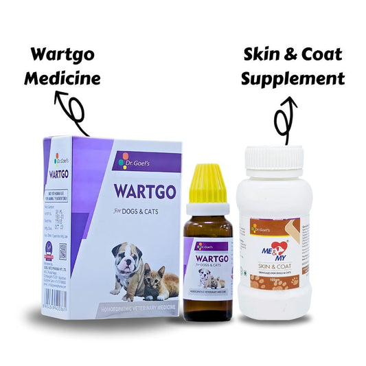 ⁠ Double Check For Smooth Skin Wart Go + Skin & Coat (Combo)