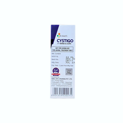 CYSTIGO for PETS 30ml For Urinary Problems