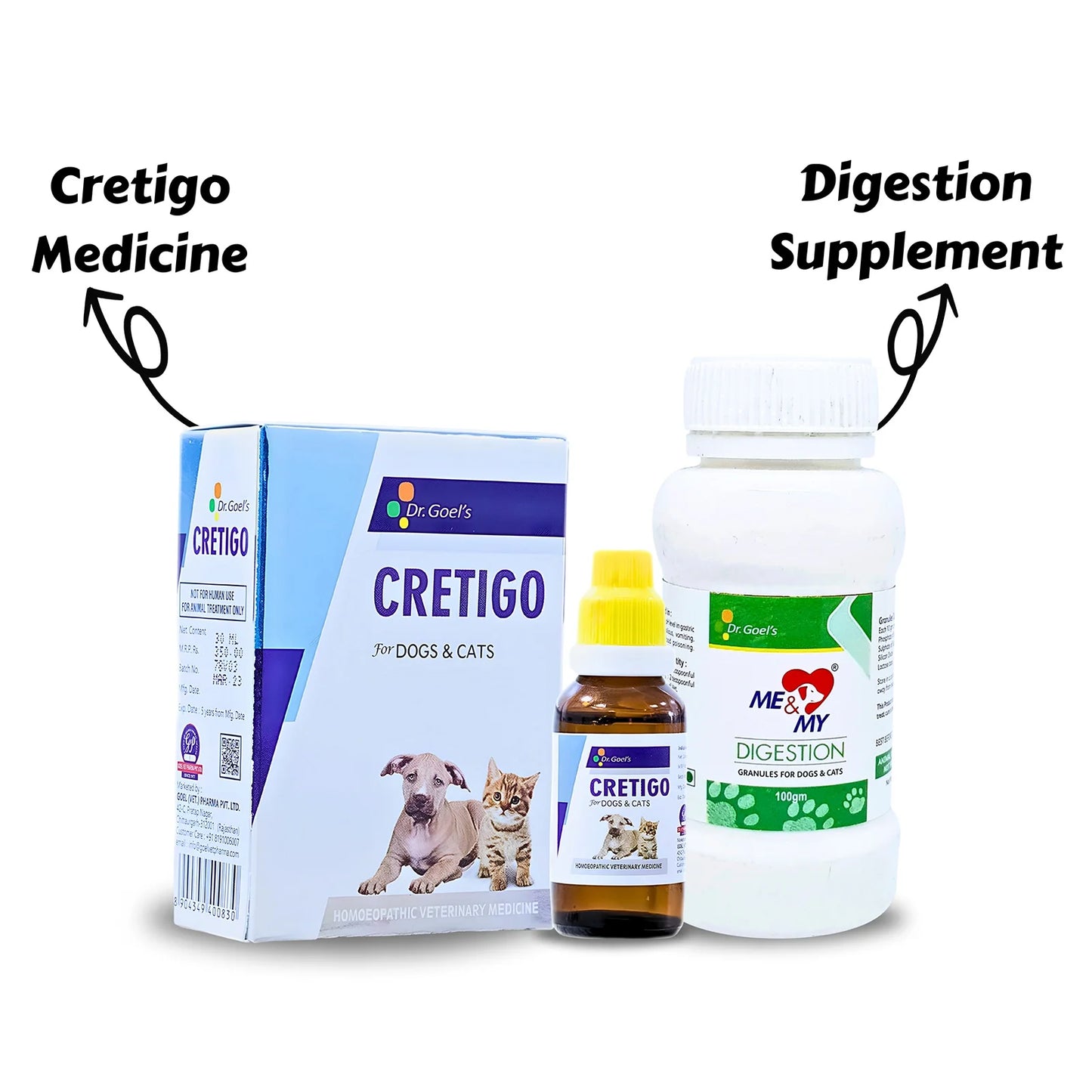 Double Action On Renal Insufficiency Cretigo + Me & My Digestion (Combo)