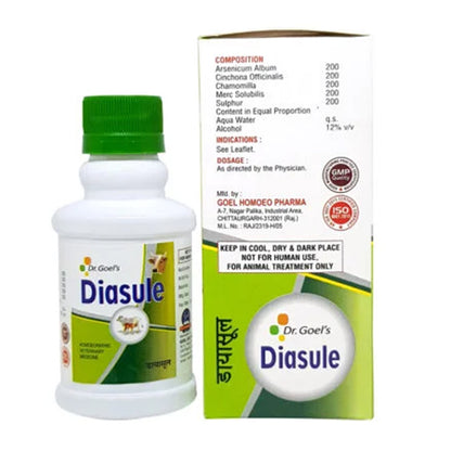 DIASULE for CATTLE – 100ML For All sorts of Diarrhea