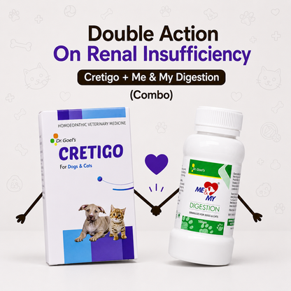Double Action On Renal Insufficiency Cretigo + Me & My Digestion (Combo)