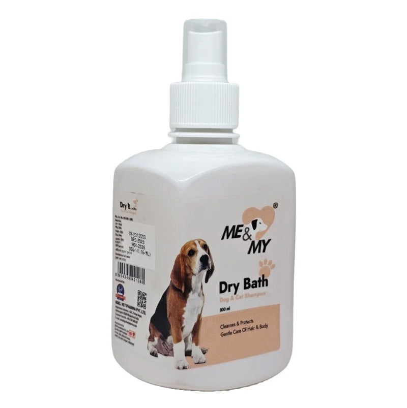 Dry Bath Pet Shampoo helps pets fresh and hygienic without water