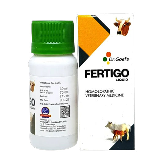 Fertigo For Cattle 30ml - For Increasing Conception Rate ( COMBO Of 4 )