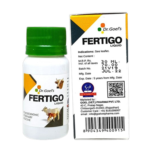 Fertigo For Cattle 30ml - For Increasing Conception Rate ( COMBO Of 4 )