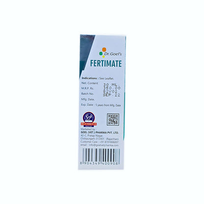 FERTIMATE DROPS for PETS 30ML For INFERTILITY in Females