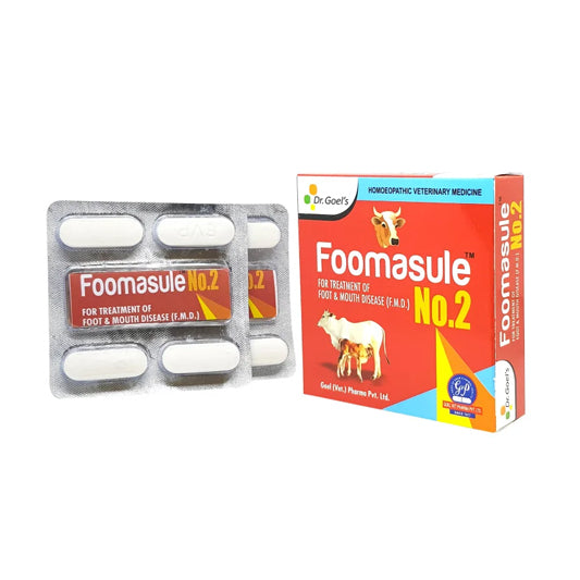 FOOMASULE No. 2 for CATTLE For Treatment of FMD