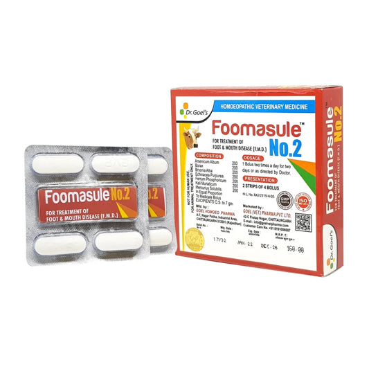 FOOMASULE No. 2 for CATTLE For Treatment of FMD