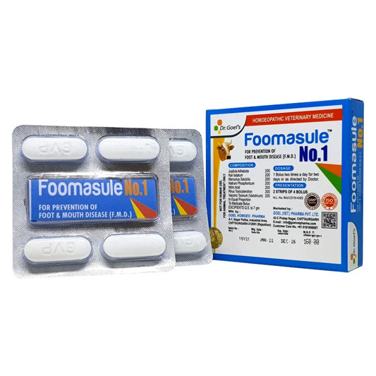 FOOMASULE No.1 – for CATTLE For prevention of FMD