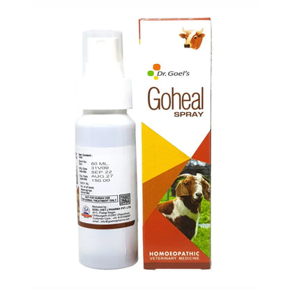 GOHEAL SPRAY For Wounds due to injury, FMD, Burns