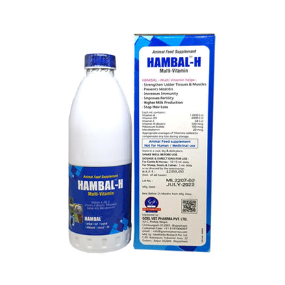 HAMBAL H 1 Litre Multi Vitamin for Cattle