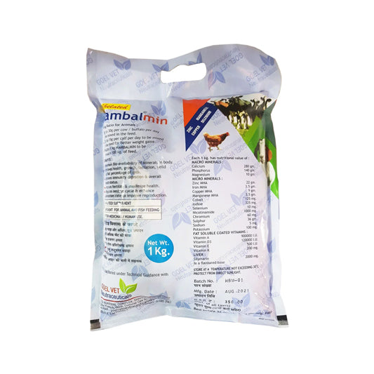 HAMBAL MIN 1Kg Mineral Mixture for Cattle