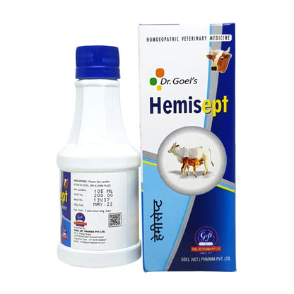 HEMISEPT for CATTLE – 105ML Supporting Therapy to all respiratory disease