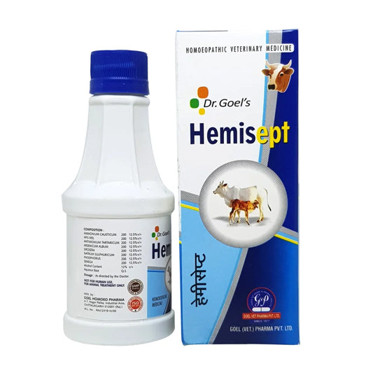 HEMISEPT for CATTLE – 105ML Supporting Therapy to all respiratory disease