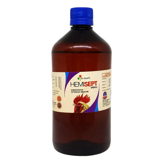 HEMISEPT for POULTRY – 450ML Supporting Therapy to all respiratory disease, CRD, GUMBORO