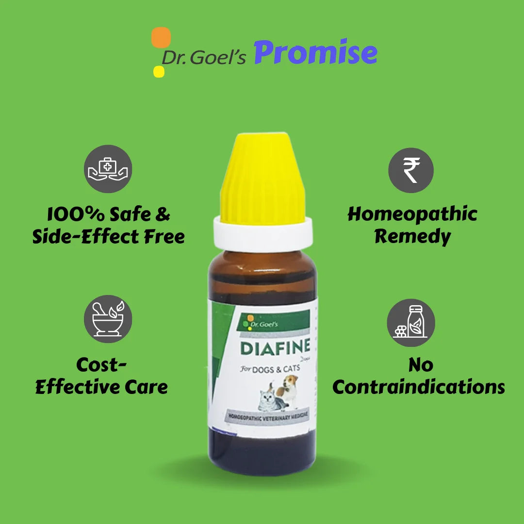 DIAFINE for PETS 20ML for Diarrhoea and PARVO