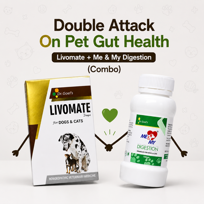 Improve Pet Gut Health Livomate + Me & My Digestion (Combo)