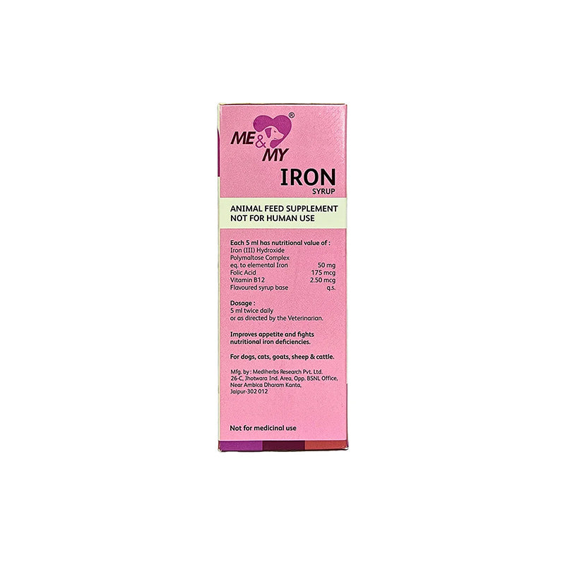 Iron Homeopathic Supplement for Pets | To Improve Appetite and Iron