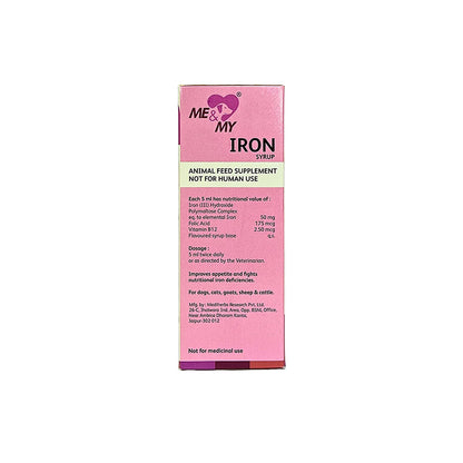 Iron Homeopathic Supplement for Pets | To Improve Appetite and Iron