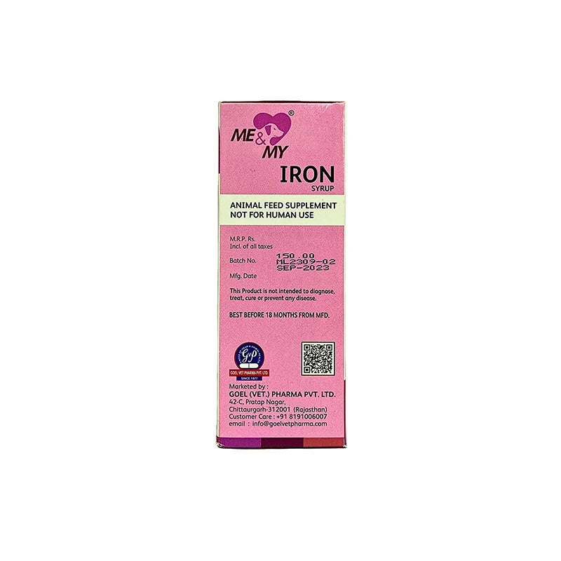 Iron Homeopathic Supplement for Pets | To Improve Appetite and Iron