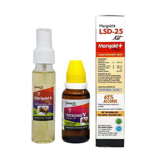 Homeonest Marigold+ LSD-25 Kit For lumpy skin disease