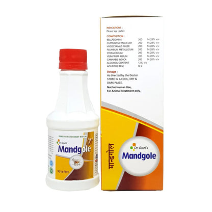 MANDGOLE for CATTLE 100 ML For Physical irritability