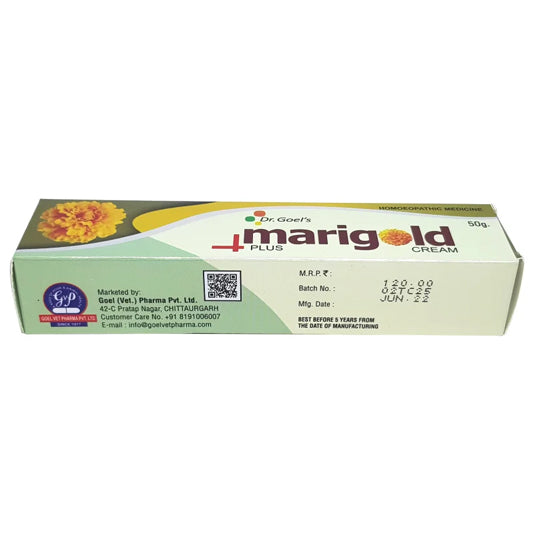 MARIGOLD + CREAM To reduce Inflammation, cracks, wounds