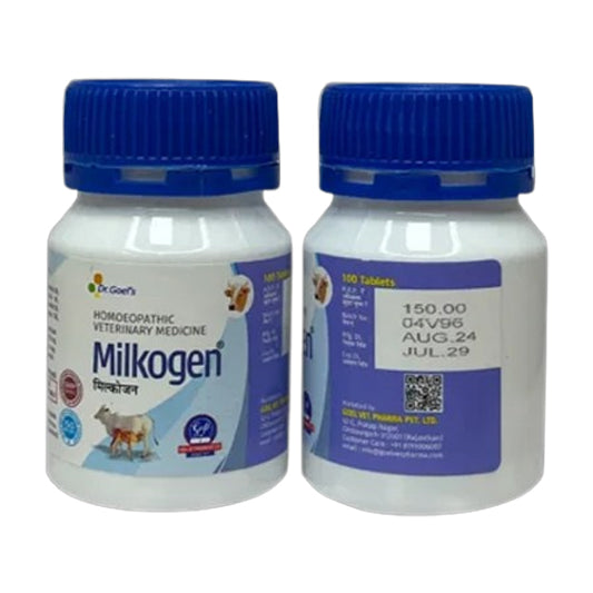 MILKOGEN for CATTLE 100 Tablets To Increase Milk In Natural Way