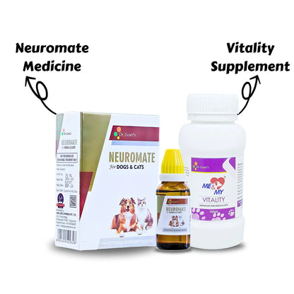 Double Attack On Epilepsy & Seizure Disorder Neuromate + Me & My Vitality (Combo)