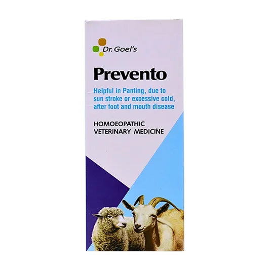 Prevento for Sheep and Goat – It Helps in Panting, Due to Sun Stroke or Excessive Cold, After foot and Mouth Disease