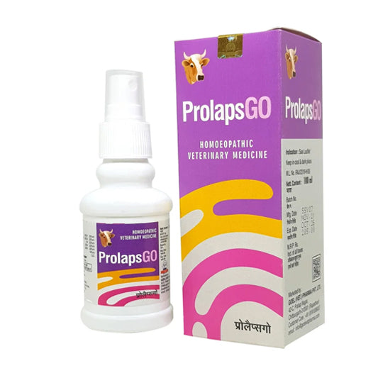 PROLAPSGO for CATTLE -100ml For Pre and Post Partum prolaps