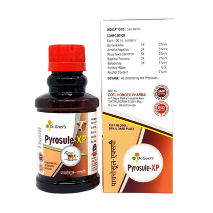 PYROSULE-XP for CATTLE – 100ML To normalise Body Temperature