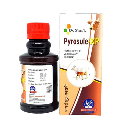 PYROSULE-XP for CATTLE – 100ML To normalise Body Temperature