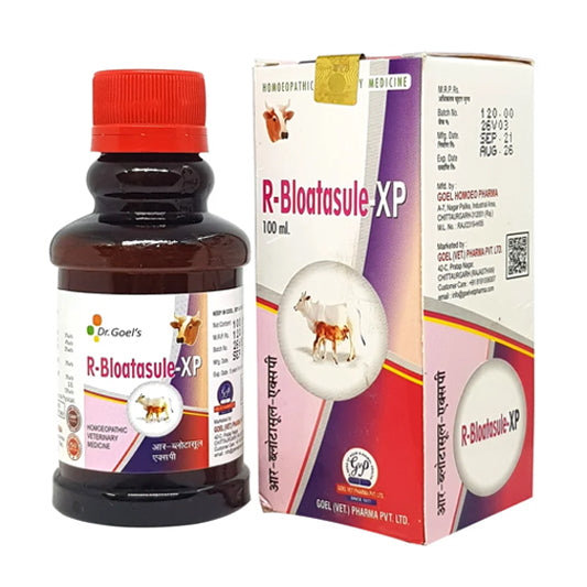 R. BLOATASULE XP for CATTLE 100ml For Indigestion Anorexia and Liver Disorder