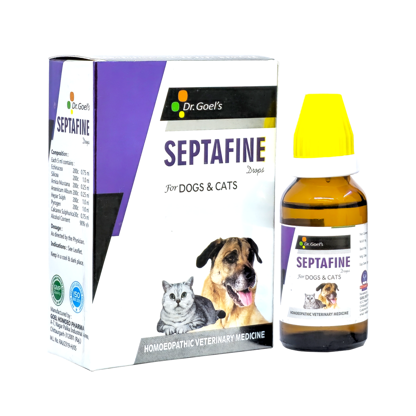 SEPTAFINE DROPS for PETS 30ML for Sepsis or absus