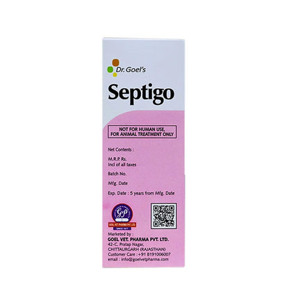 Septigo for Sheep and Goat - It helps in Septic condition like Bacteremia and Septicemia