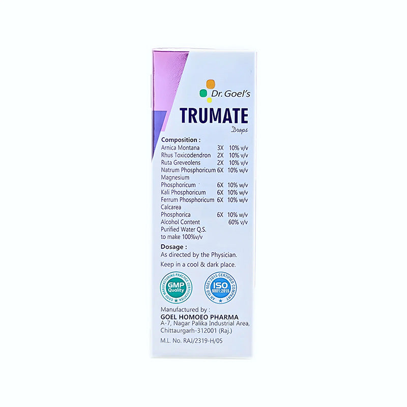 TRUMATE DROPS for PETS 20ML for Injury, Sprain, Trauma, Ear Hematoma