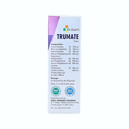 TRUMATE DROPS for PETS 20ML for Injury, Sprain, Trauma, Ear Hematoma