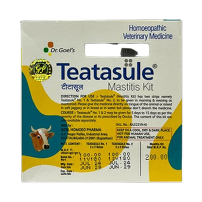 TEATASULE MASTITIS KIT for Cattle acute, sub-acute, and clinical Mastitis