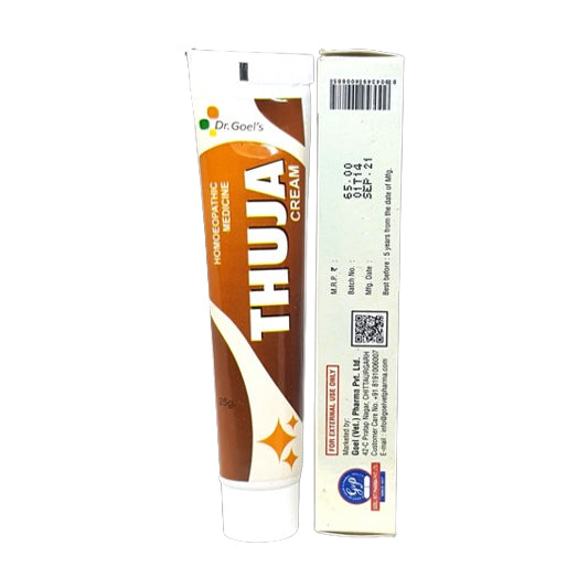 Thuja Cream (Combo of 2) 25gm | For Wart, Bacterial Skin Infection and Cold Sores