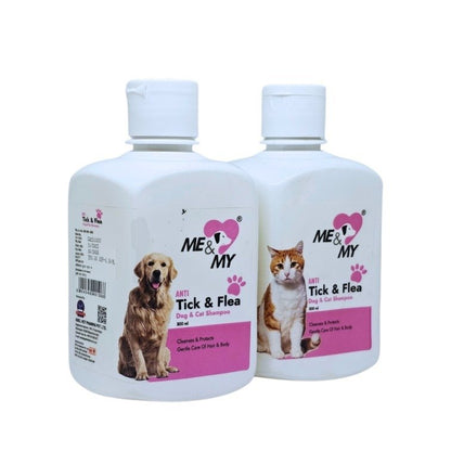 Anti Ticks and Flea Pet Shampoo helps to keep free from Ticks, Lice, Flea, Mites