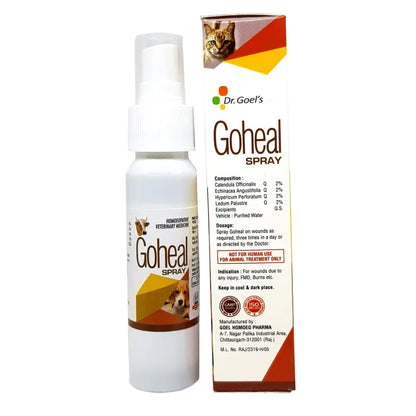 Triple Soothing Effect Goheal Spray + Skin & Coat + Aloevera (Combo)